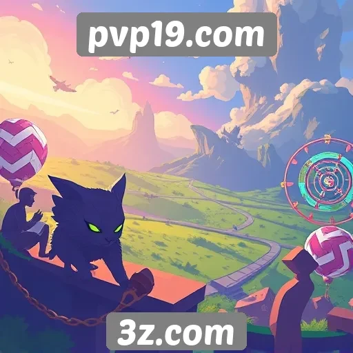 Recursos gráficos inovadores do site pvp19.com